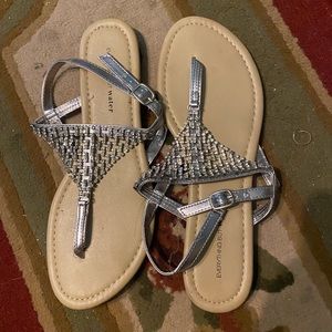 Sequin Flip Flops
